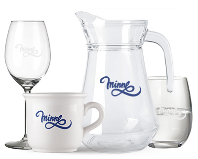 Glazen met logo - Gepersonaliseerde wijnglazen