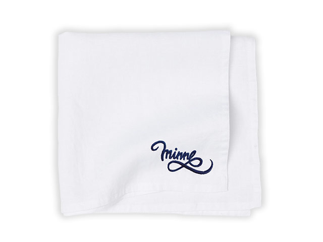 Gepersonaliseerde servetten borduren